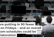 It gets lonely if you stick around an office until late afternoon on Fridays. Dimitri Otis/Stone via Getty Images